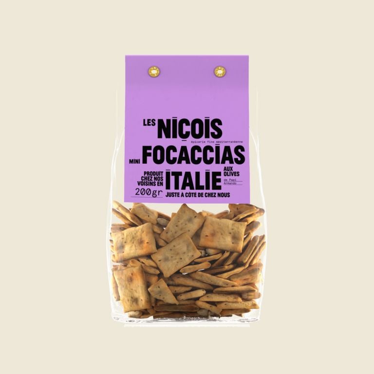 Mini-focaccias aux olives