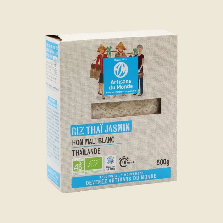 Riz Thaï Jasmin blanc bio 500 g