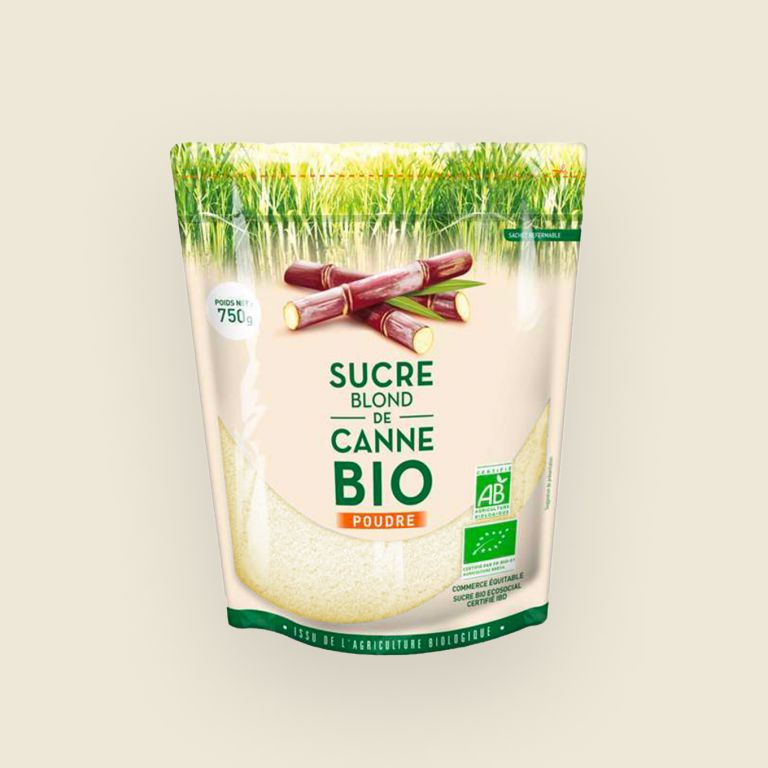 Sucre de canne blond bio