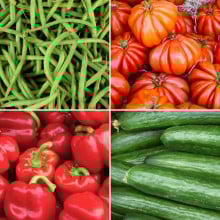 Panier de légumes de saison