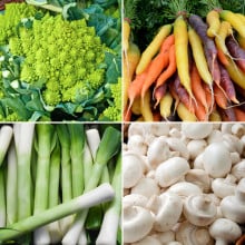 Panier de légumes de saison