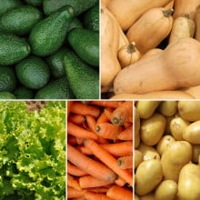 Panier de légumes de saison