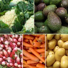 Panier de légumes de saison