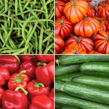 Panier de légumes de saison