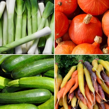 Panier de légumes de saison