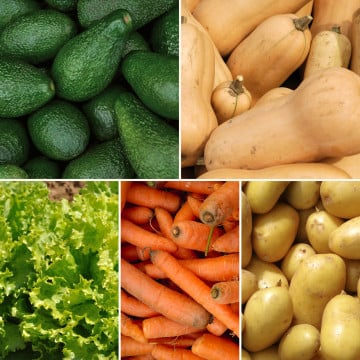 Panier de légumes de saison Panier de légumes de saison