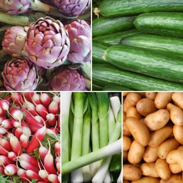 Panier de légumes de saison