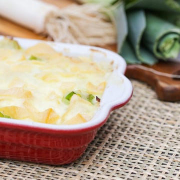 Tartiflette aux poireaux Tartiflette aux poireaux