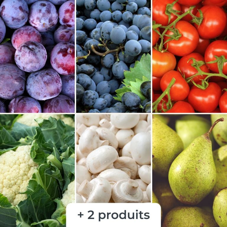 Grand mélange de fruits & légumes