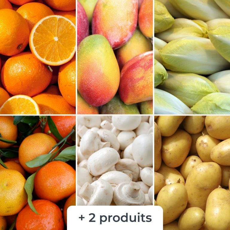 Grand mélange de fruits & légumes